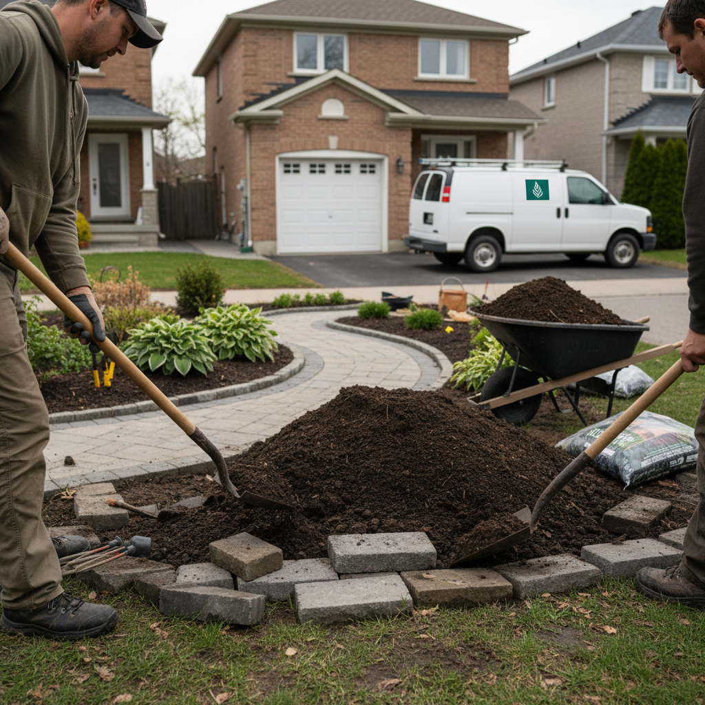 Landscape Installation in Innisfil