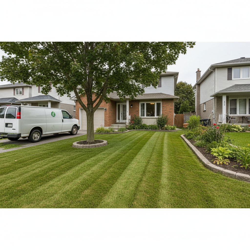 Landscaping work